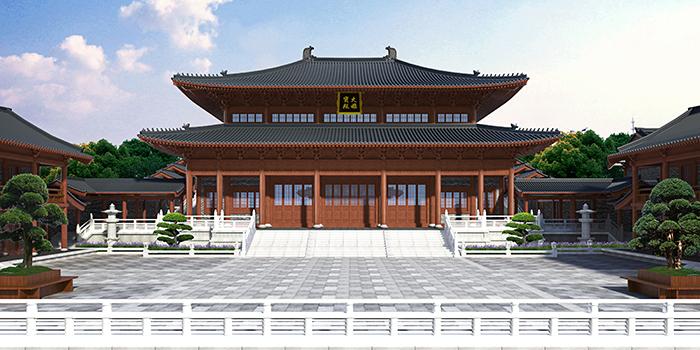 仿古建筑裝修代表作，設計與施工裝修一體化典范，彰顯專業裝修實力
